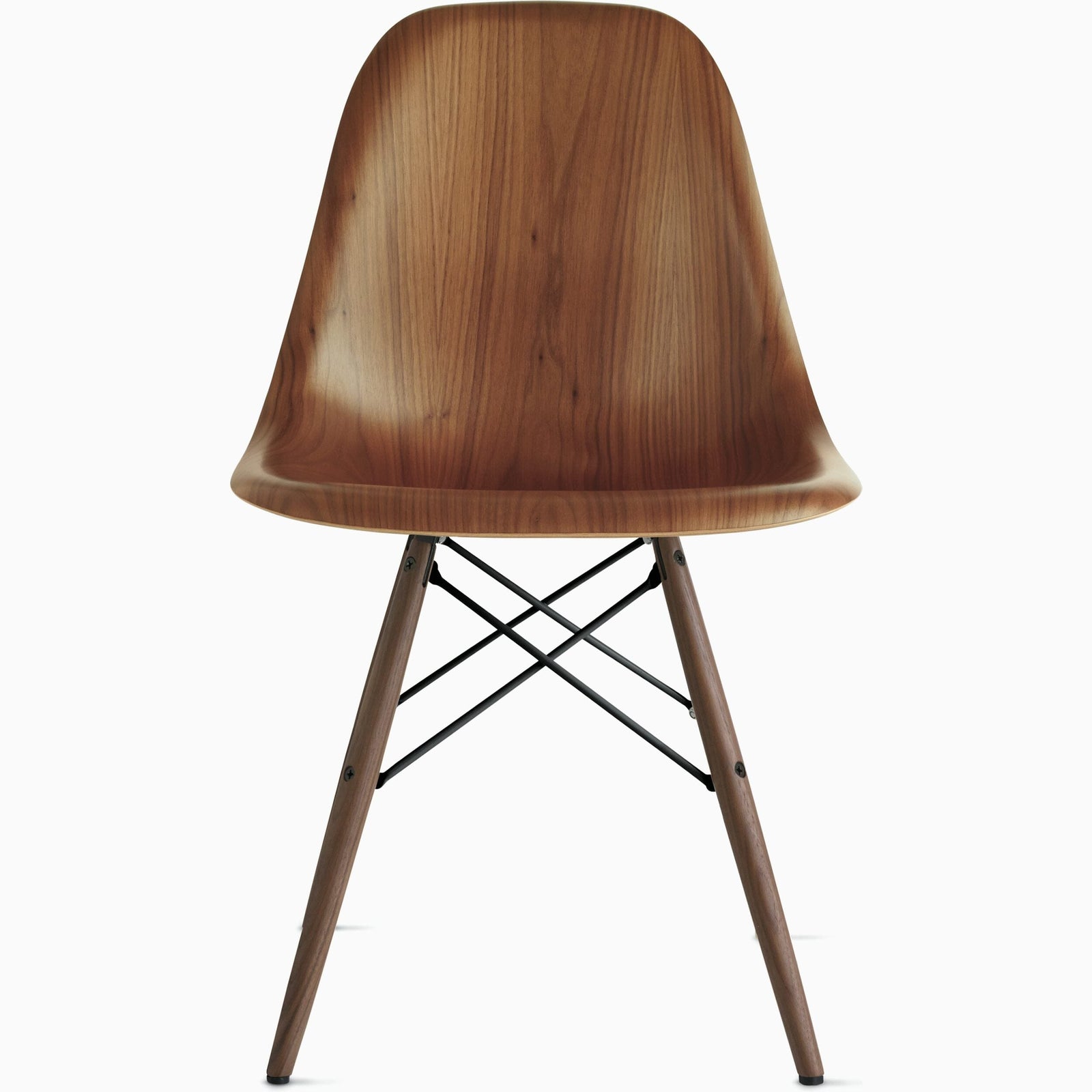 Eames Molded Wood Side Chair with Dowel Base Side/Dining herman miller
