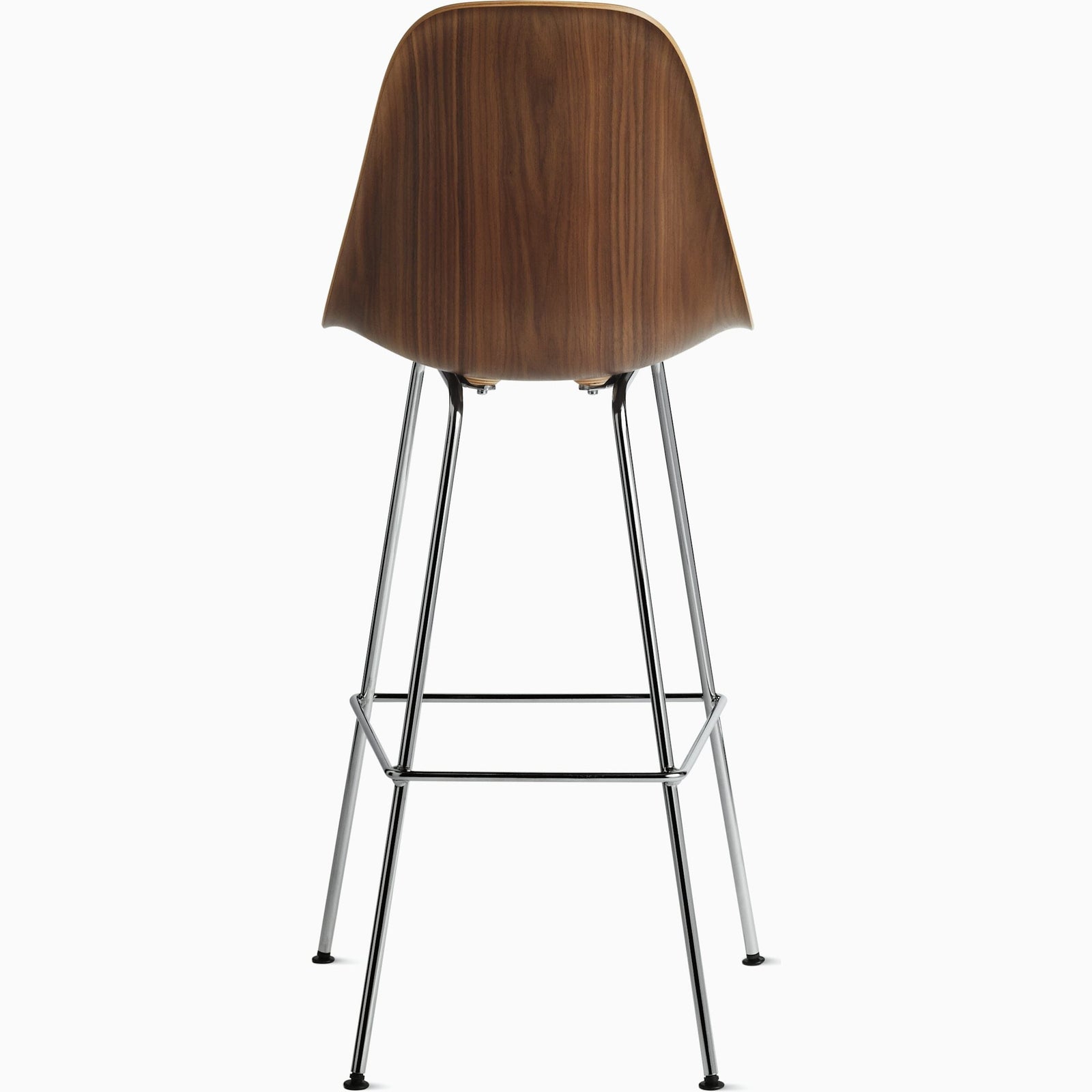 Eames Molded Wood Bar Stool bar seating herman miller