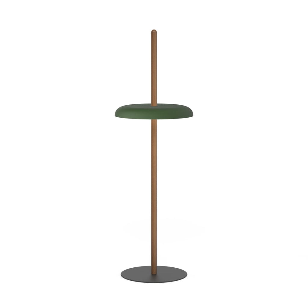 Nivél Floor Lamp Floor Lamps Pablo Walnut Forest Green