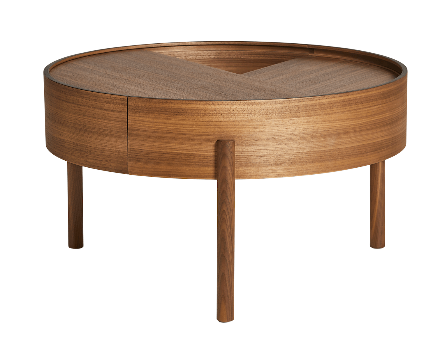 Arc Coffee Table Coffee table Woud Small Walnut