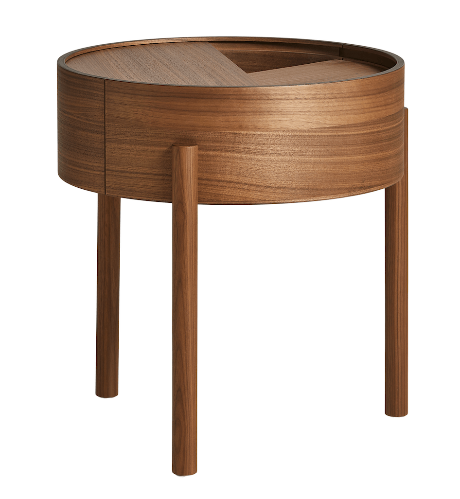 Arc Side Table side/end table Woud Walnut