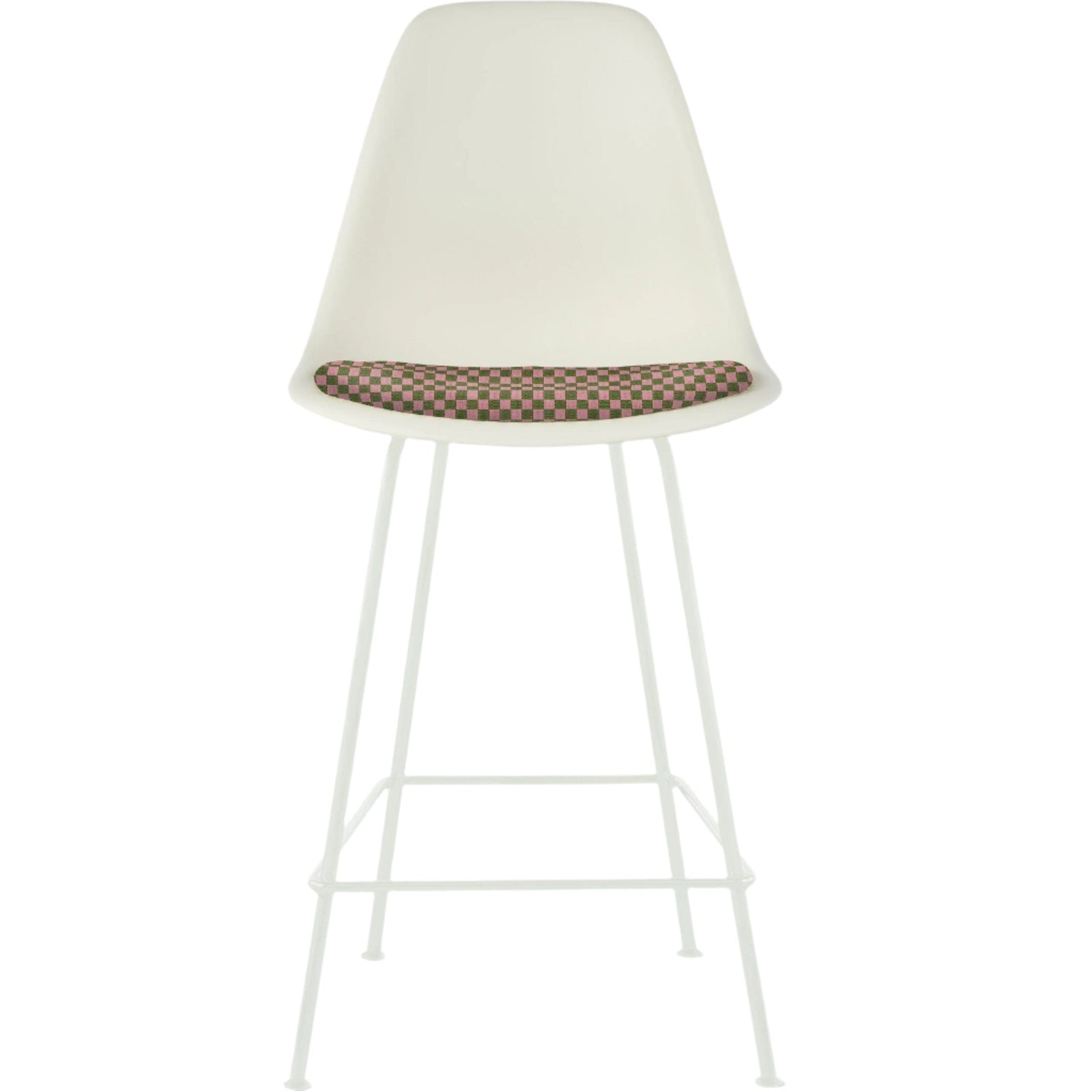 Eames Molded Plastic Stool with Seat Pad Stools herman miller