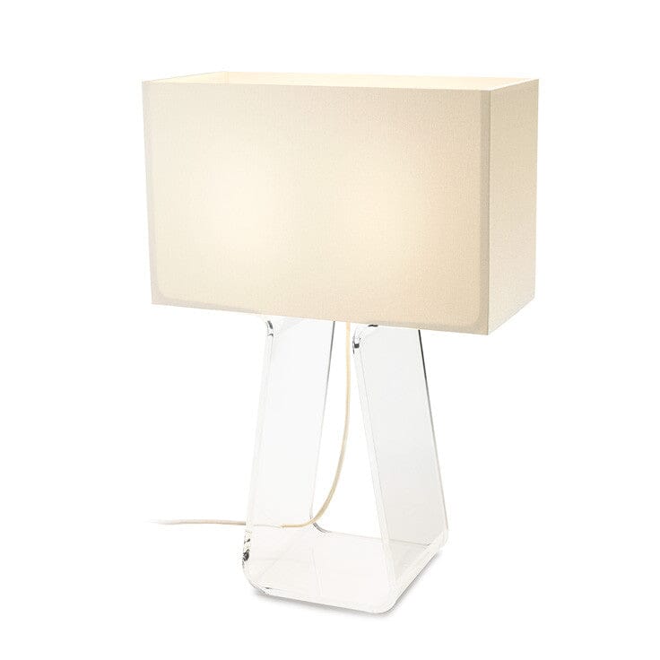 Tube Top Table Lamp Table Lamps Pablo 21" - White Shade / Yellow Body