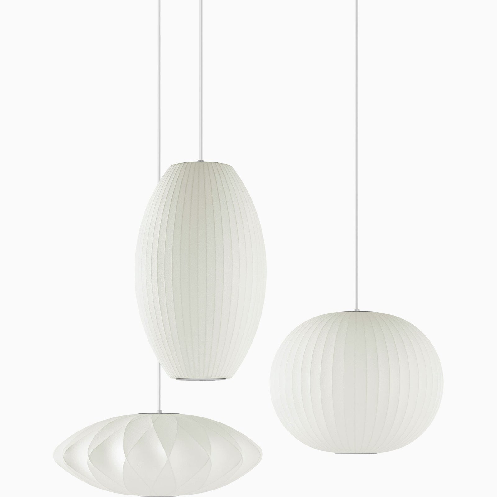 Nelson Triple Bubble Lamp Fixture suspension lamps herman miller