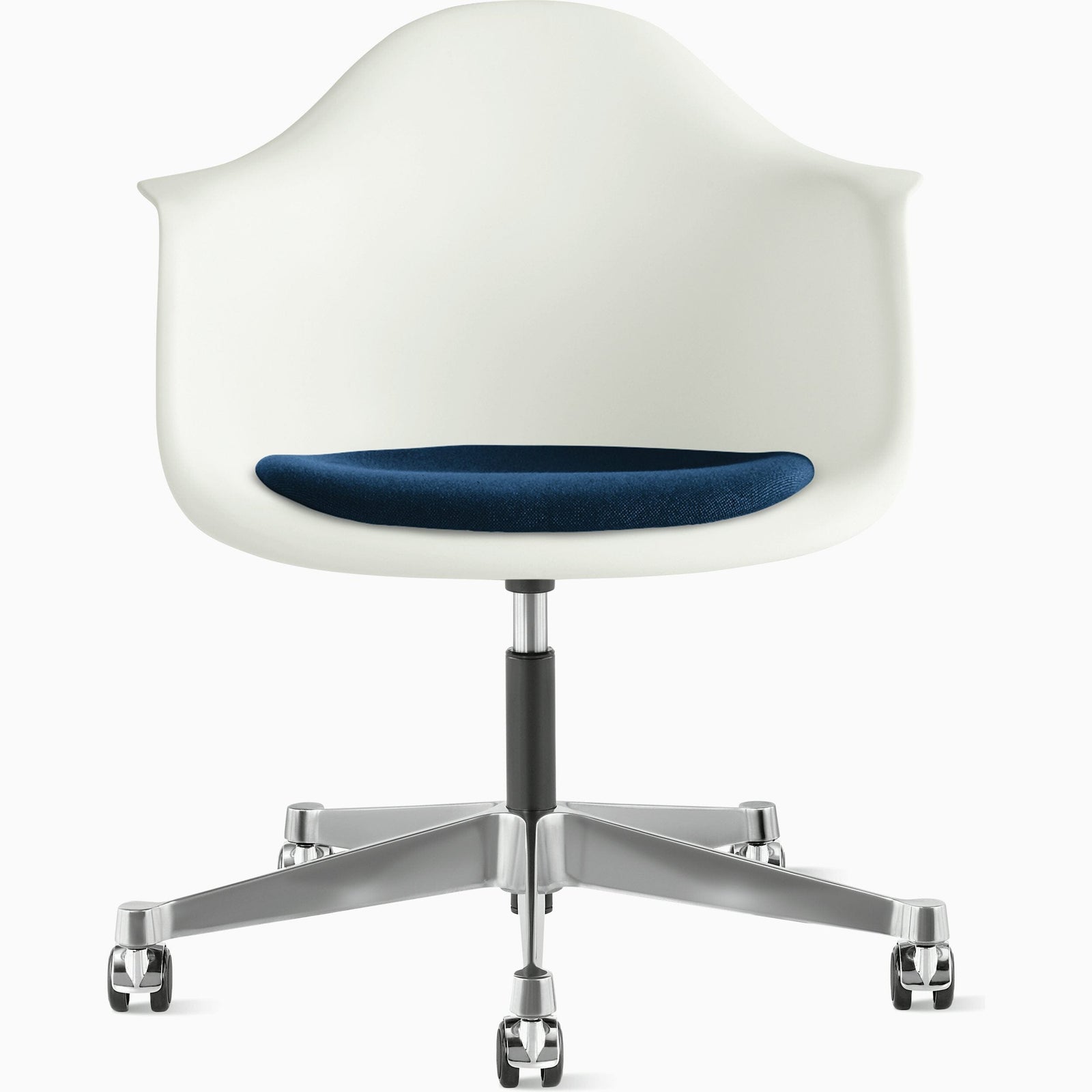 Eames Molded Task Armchair with Seat Pad task chair herman miller