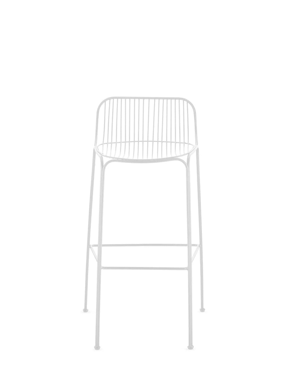 Hiray Stool Stools Kartell White No Seat Cushion