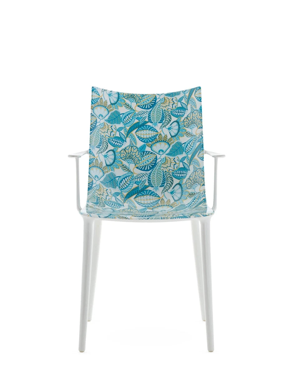H.H.H. Dining Armchair Armchair Kartell Harvest time - white / lapis