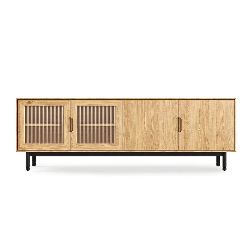 Munro Credenza Sideboard Gus Modern White Oak Black
