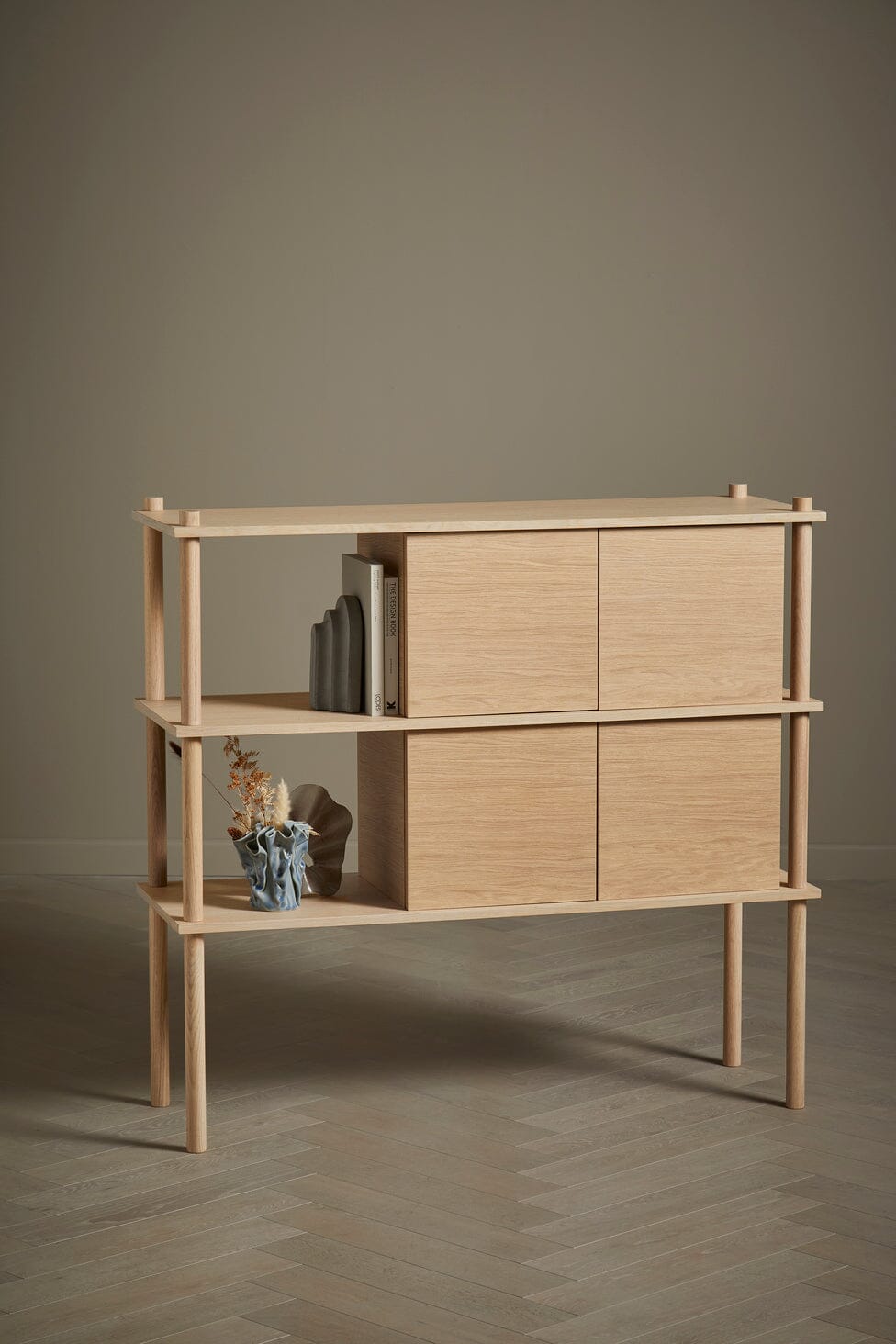 Elevate 2-Door Cabinet storage Woud