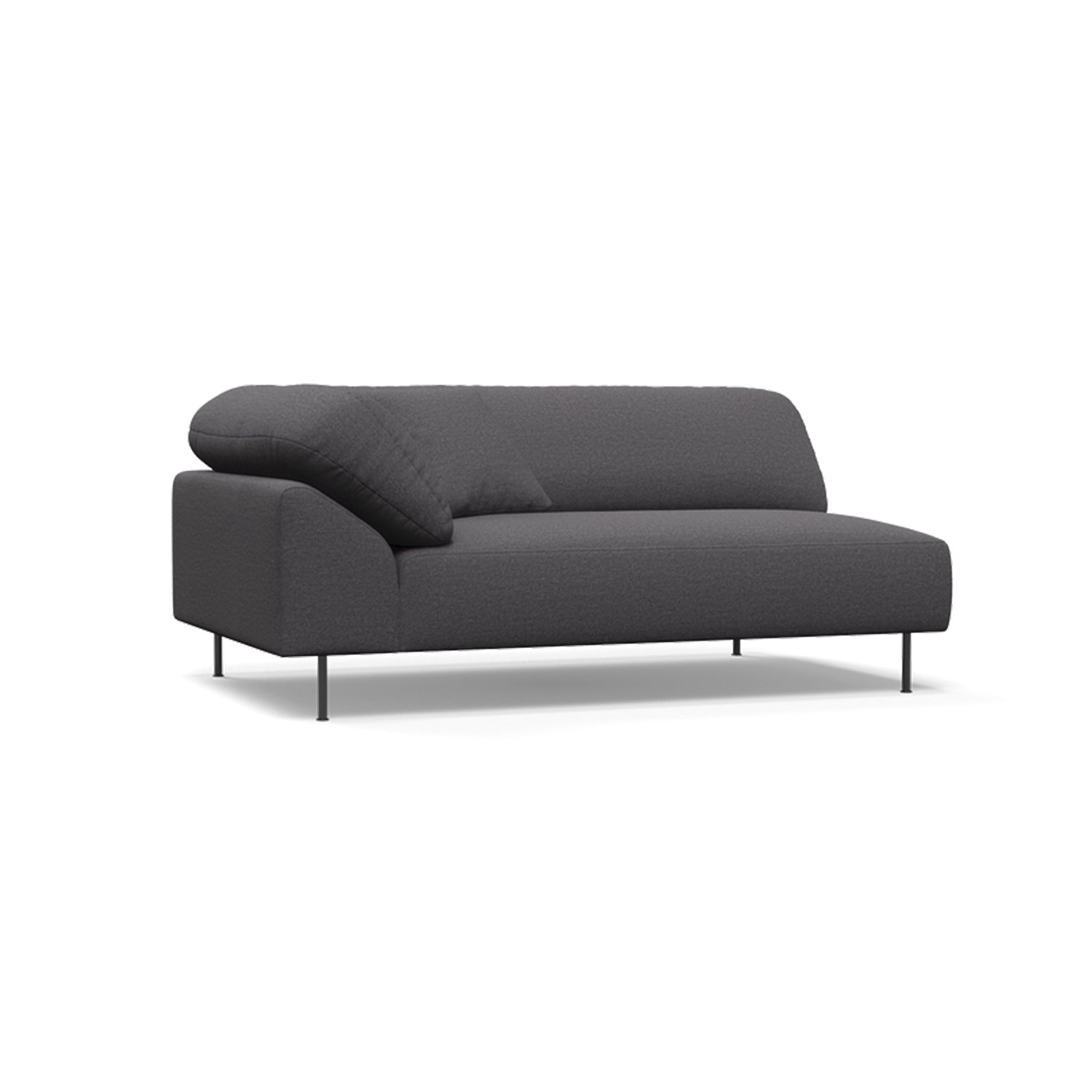 Collar Open End Sofa