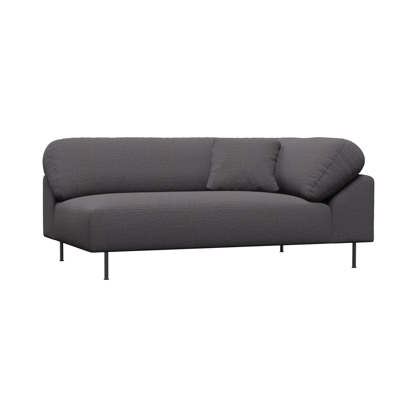 Collar Open End Sofa