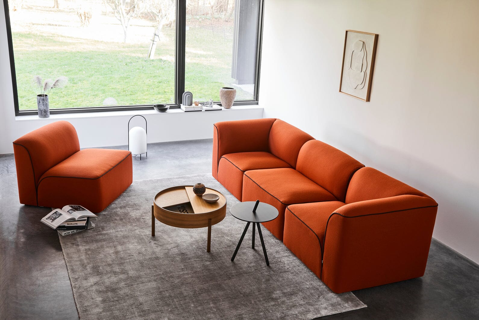 Flora Modular 3-Seat Sofa Sofas Woud