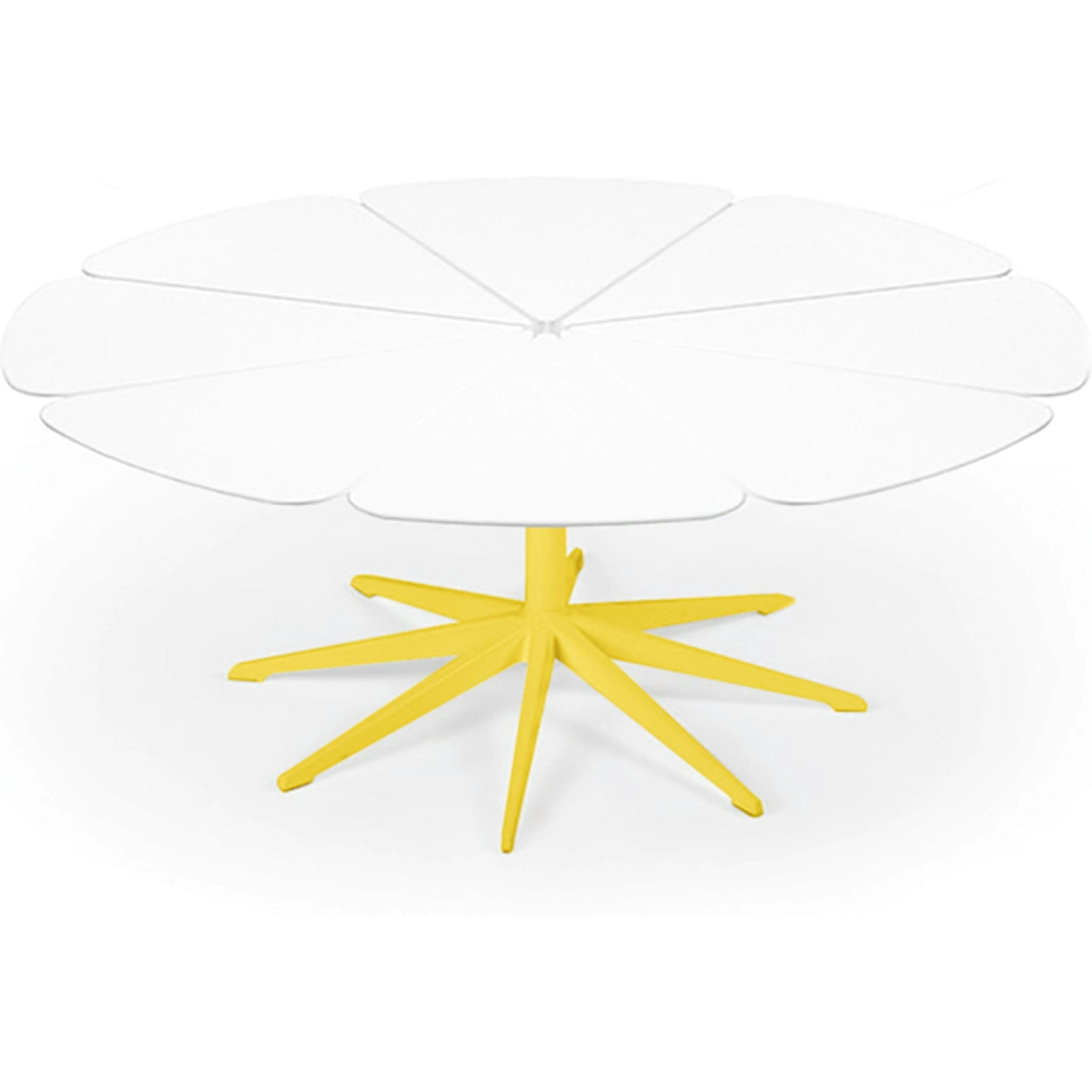 Richard Schultz Petal Coffee Table Coffee Tables Knoll White Petals Yellow