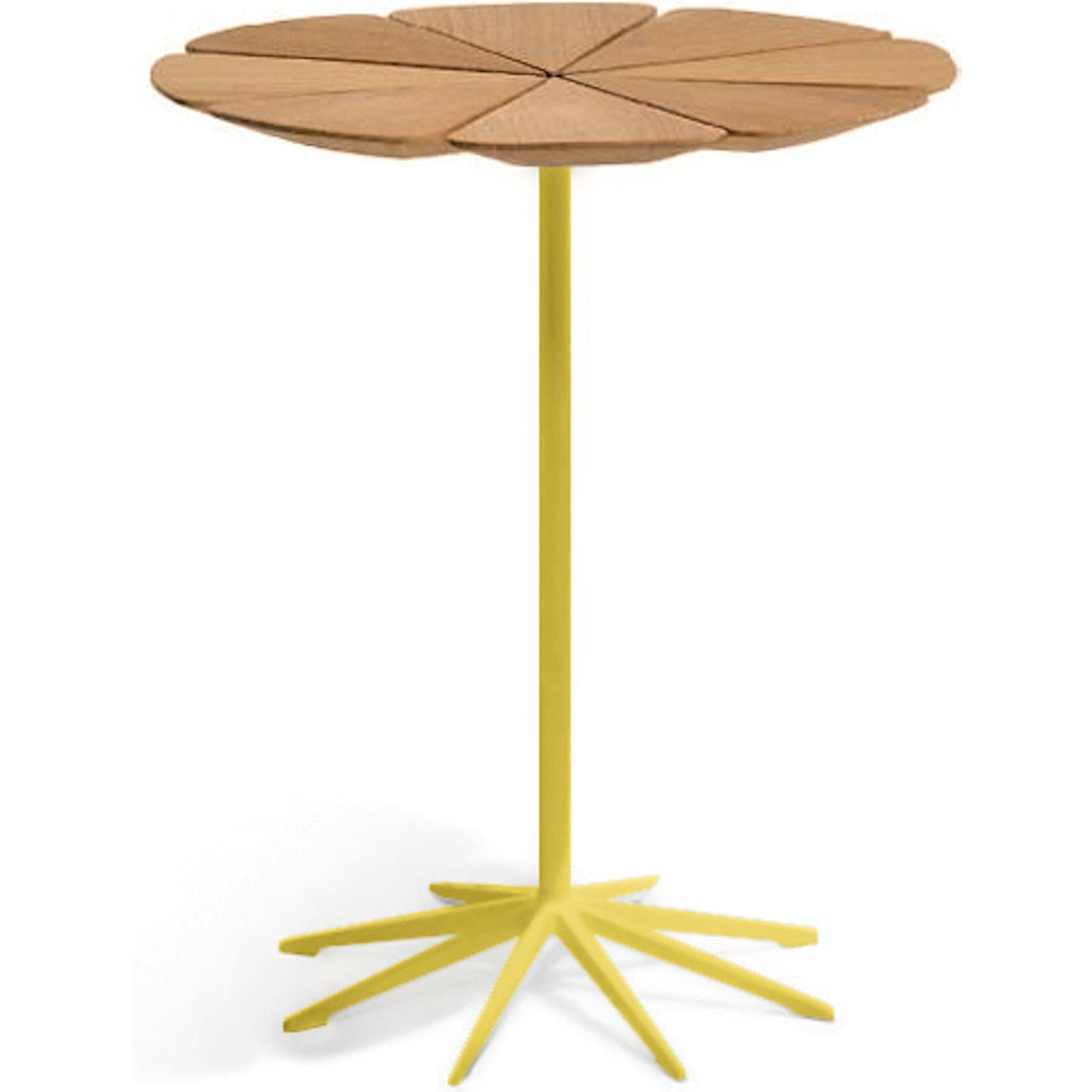 Richard Schultz Petal End Table side/end table Knoll Teak Petals Yellow