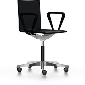 .04 Chair By Vitra task chair Vitra with armrests + $170.00 Basic Dark Hard Caster (Wheels) For Carpet - No Brakes