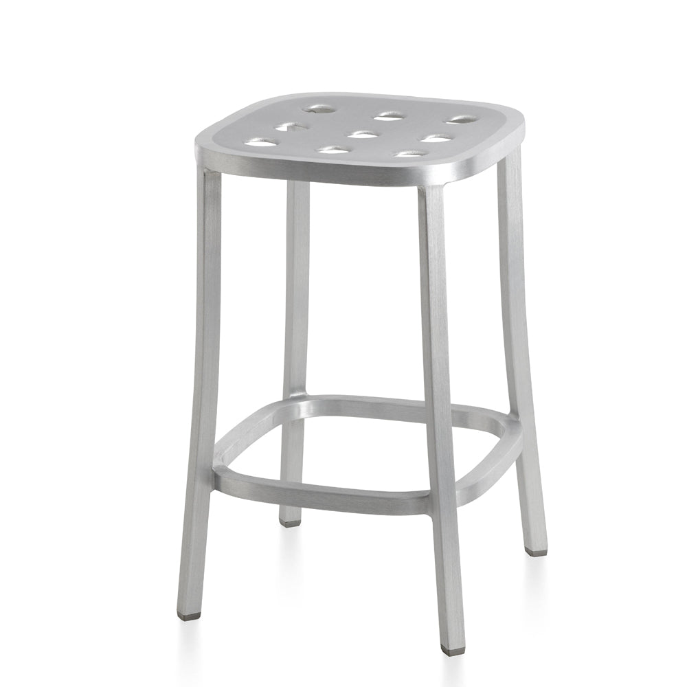 1 Inch Aluminum Stool Stools Emeco Counter: 24.4 In Height
