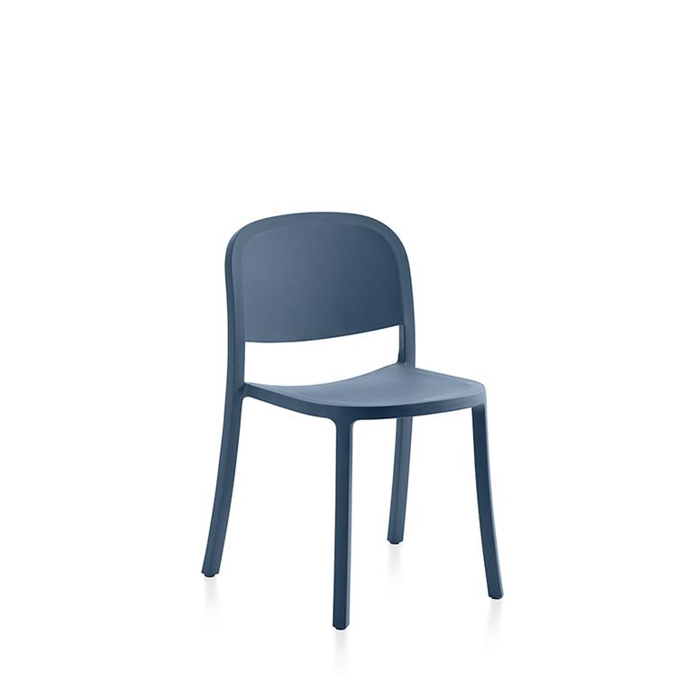 Emeco 1 Inch Reclaimed Stacking Chair Chairs Emeco Blue