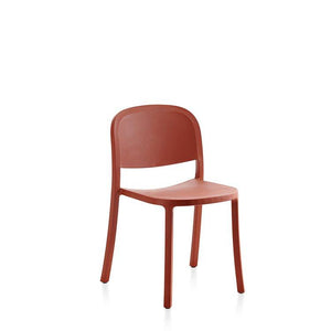 Emeco 1 Inch Reclaimed Stacking Chair Chairs Emeco Orange 