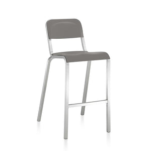 1951 Barstool By Emeco bar seating Emeco Recycled PET - Flint Gray 