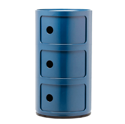 Componibili 3 Elements Accessories Kartell Blue