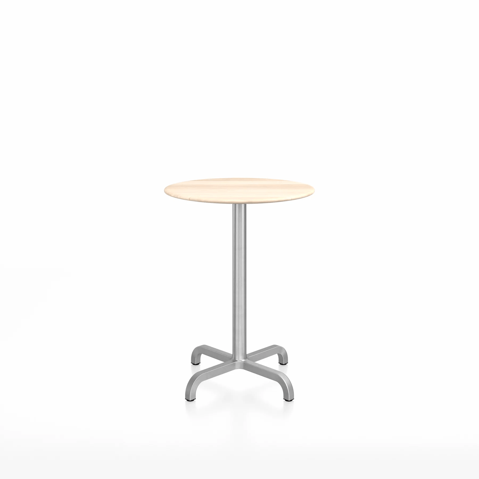 Emeco 20-06 Round Cafe Table bar height tables Emeco 24” Accoya Wood-Outdoor Use