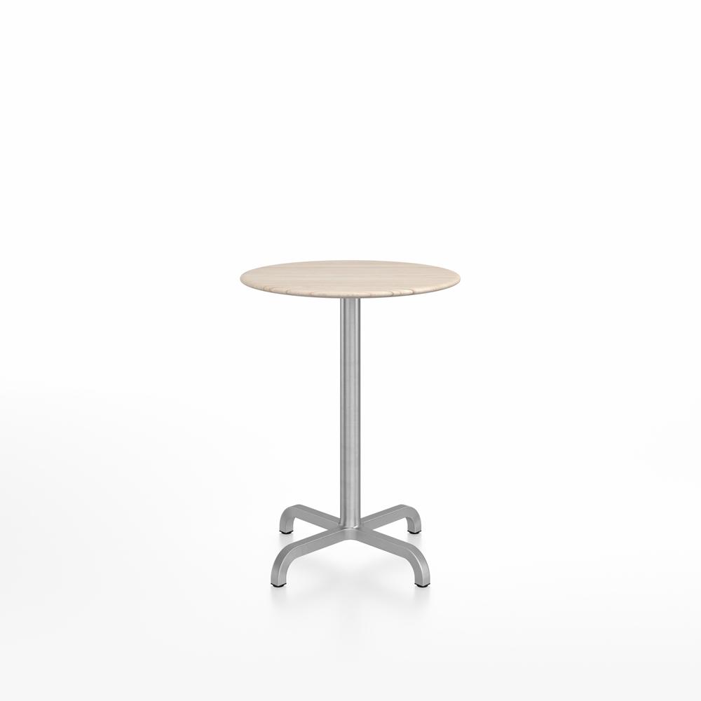 20-06 Round Cafe Table bar height tables Emeco 24” Ash Wood
