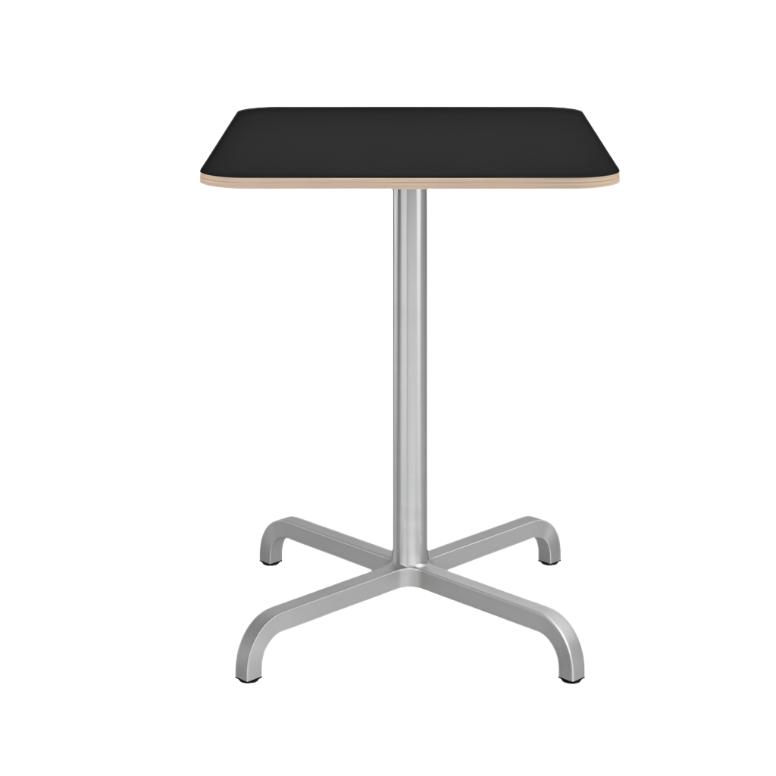 20-06 Rectangular 24x30" Cafe Table Coffee Tables Emeco Black Laminate Plywood