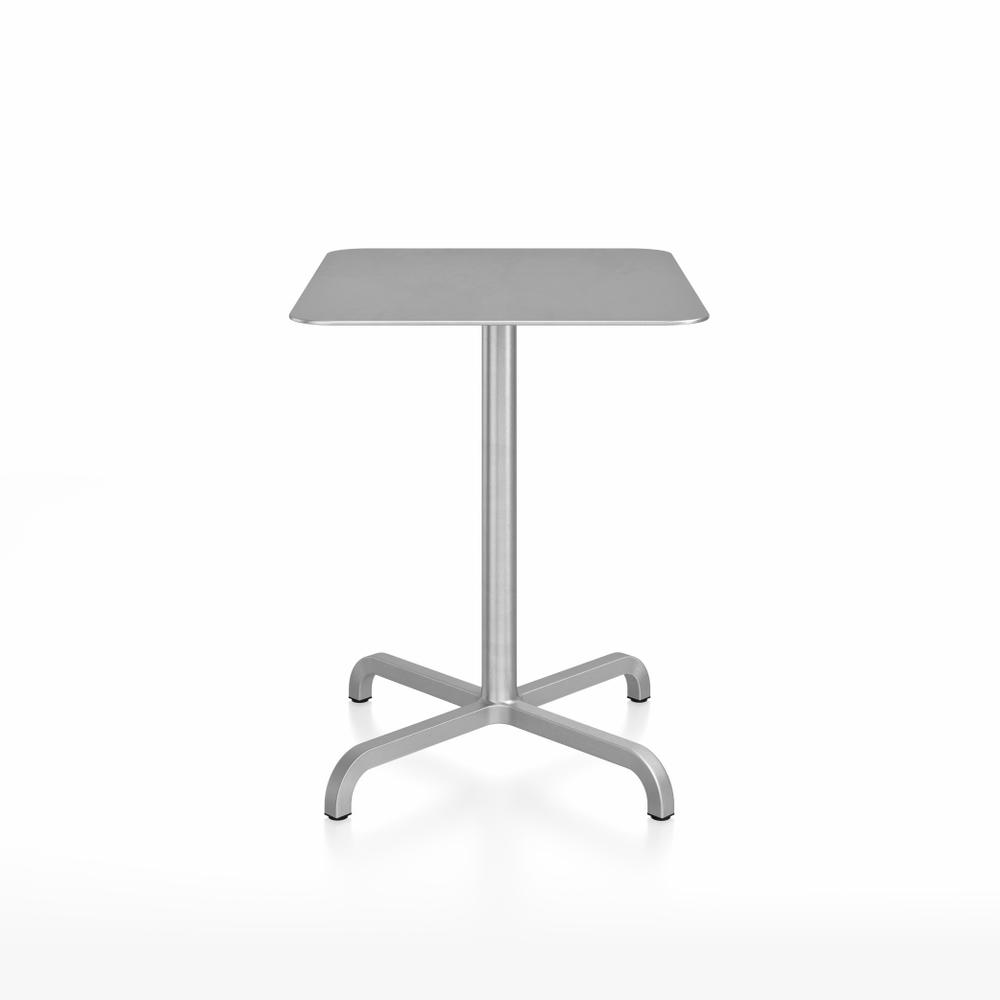 20-06 Rectangular 24x30" Cafe Table Coffee Tables Emeco Brushed Aluminum