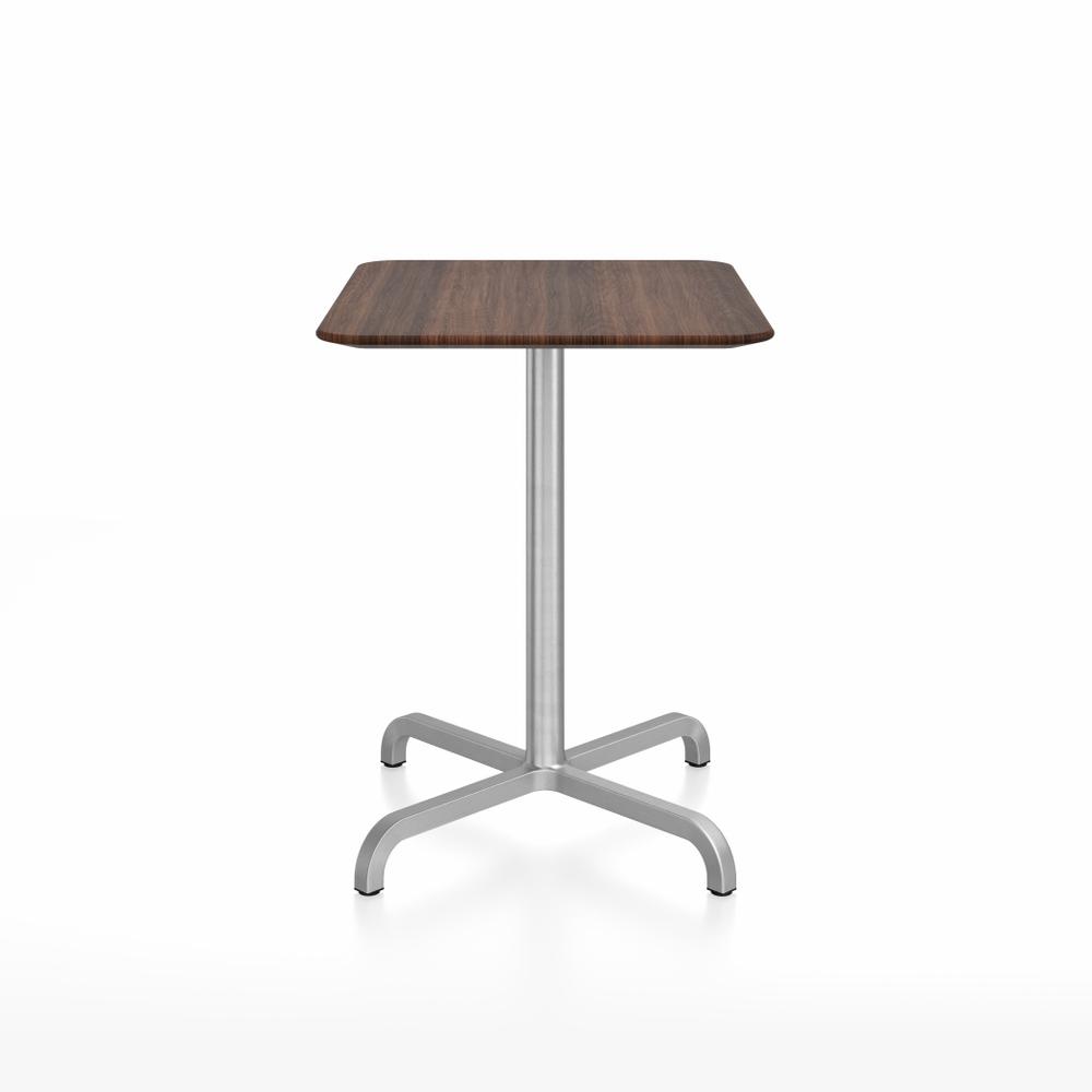 20-06 Rectangular 24x30" Cafe Table Coffee Tables Emeco Walnut Wood