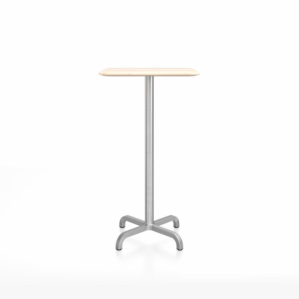 20-06 Square Bar-Height Table bar height tables Emeco 24” Accoya Wood