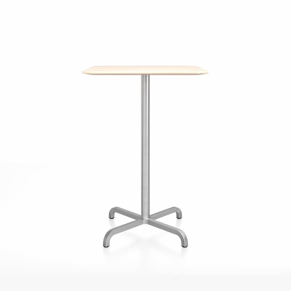 20-06 Square Bar-Height Table bar height tables Emeco 30” Accoya Wood