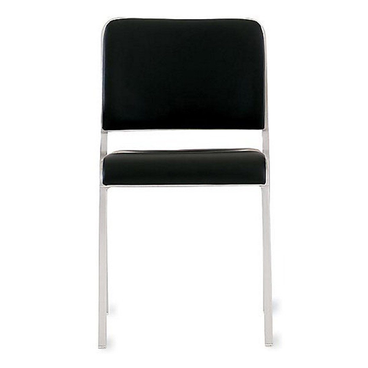 20-06 Stacking Chair Side/Dining Emeco Black Vinyl Seat Pad and Back Pad + $260.00