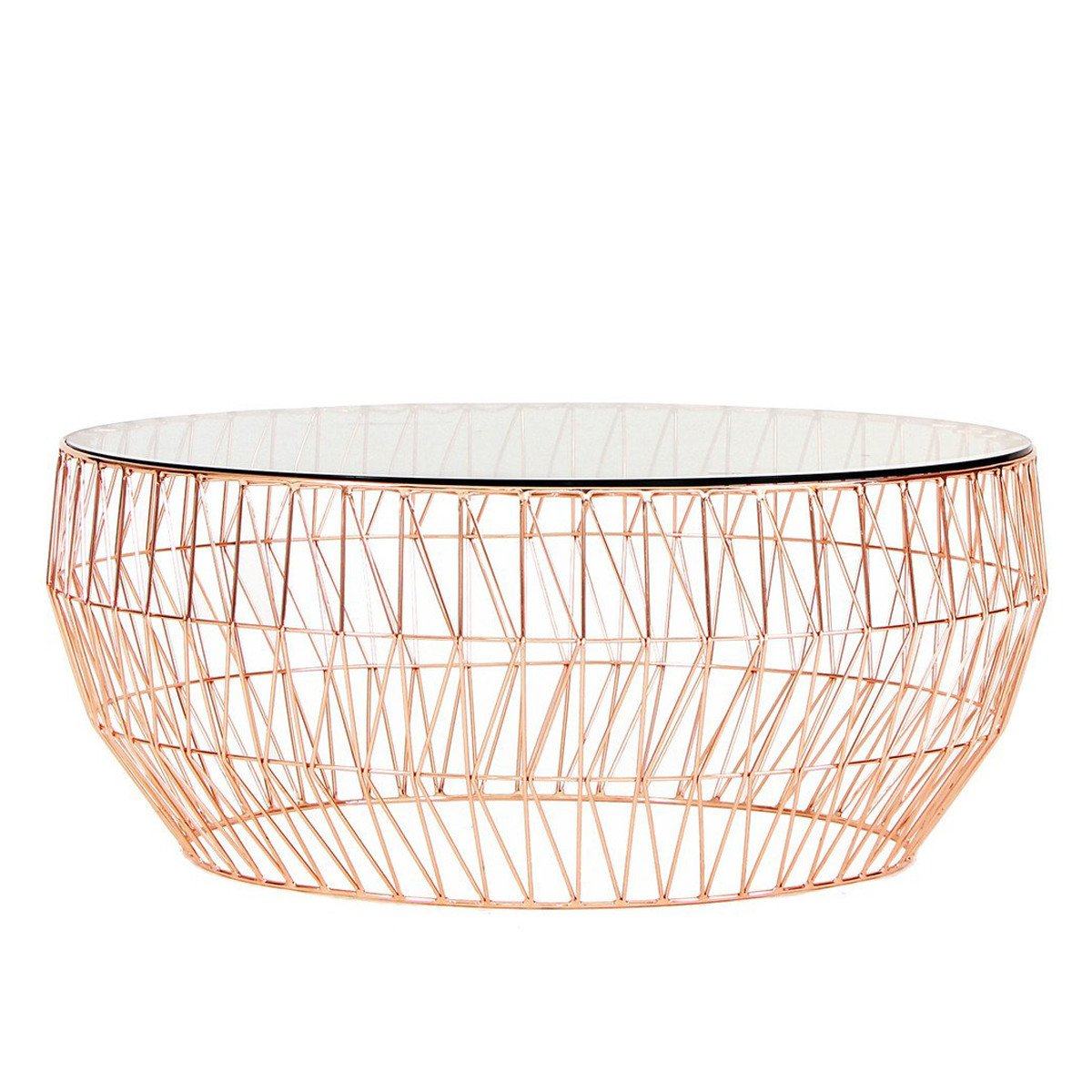 36” Coffee Table Coffee Tables Bend Goods Copper-Glass