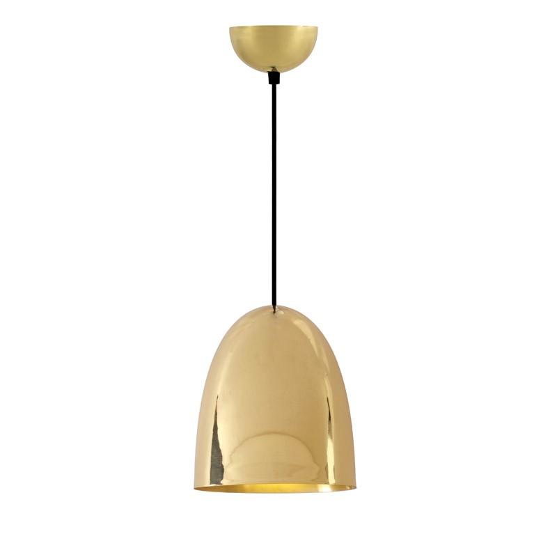 Stanley Medium Pendant Light suspension lamps Original BTC Smooth Polished Brass
