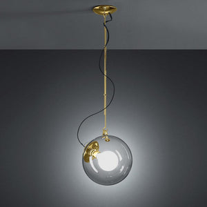 Miconos Suspension Lamp wall / ceiling lamps Artemide Gold Dimmable 2-Wire 