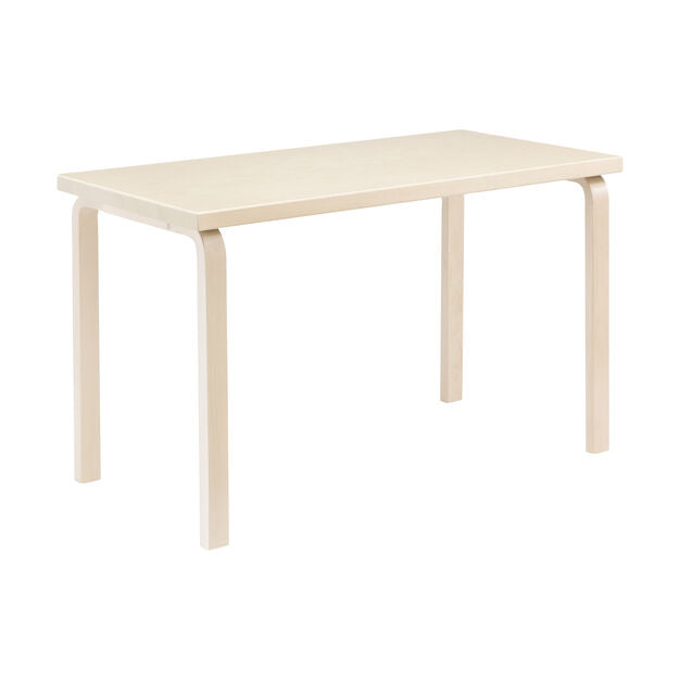 AALTO Table Rectangular 80A Tables Artek Top Birch Veneer | Legs and Edge Band Natural Lacquered + $80.00