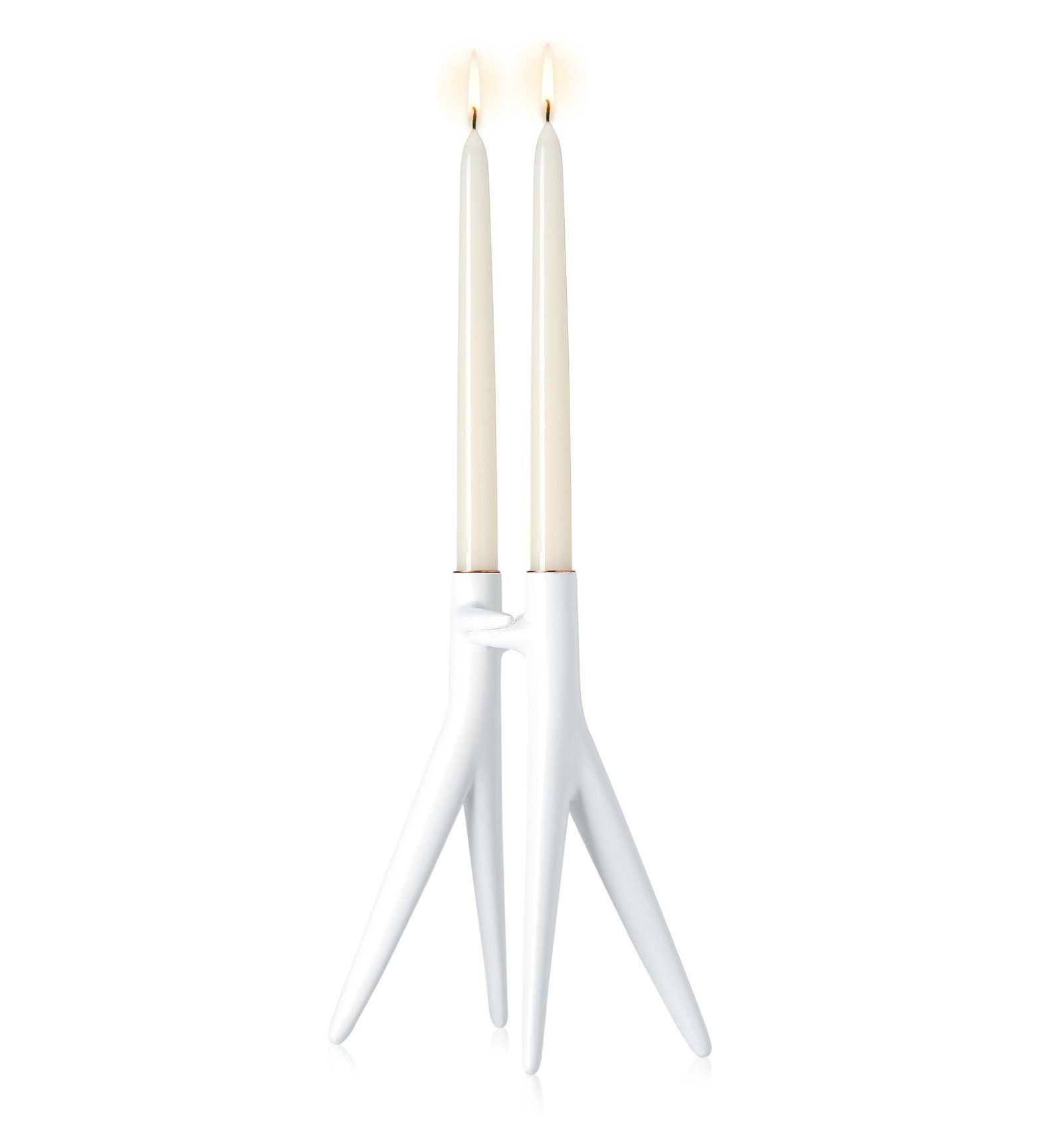 Abbracciaio Candles and Candleholders Kartell opaque white
