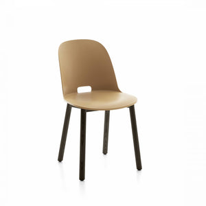 Alfi High-Back Chair Side/Dining Emeco Sand Dark Ash 