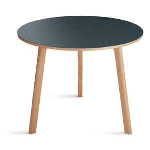 Apt 36" Round Cafe Table Tables BluDot White Oak / Navy Green 