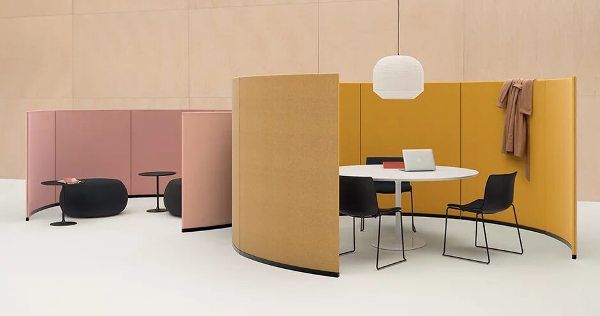 Arper Paravan High Curved Panel Wall Panel Arper