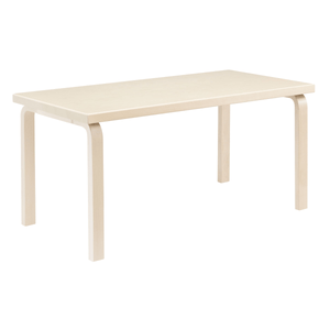 Aalto Children's Table Rectangular 81A table Artek Top Birch Veneer | Legs and Edge Band Natural Lacquered + $85.00 