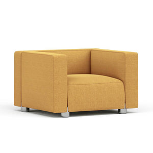 Barber & Osgerby Compact Armchair lounge chair Knoll Chrome Cornaro – Harvest 