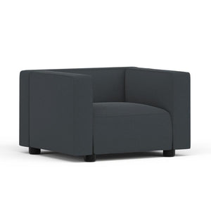 Barber & Osgerby Compact Armchair lounge chair Knoll Black Lacquer Hourglass – Alley 