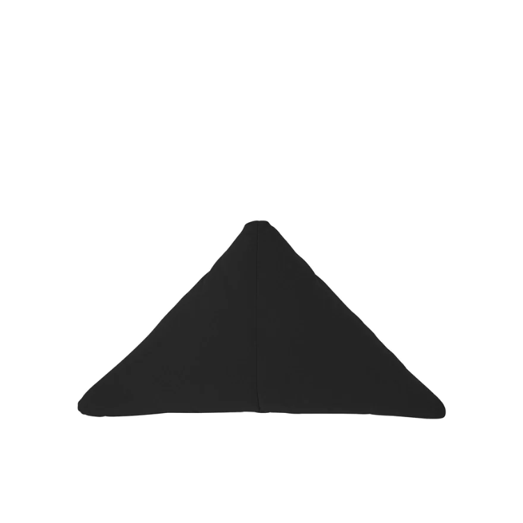 Triangle Throw Pillow Accessories Bend Goods Black