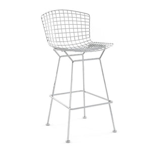 Bertoia Stool - Unupholstered bar seating Knoll Polished Chrome Bar Height 
