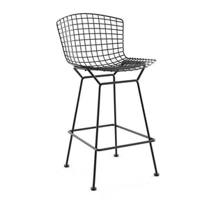 Bertoia Stool - Unupholstered bar seating Knoll Black Counter Height 