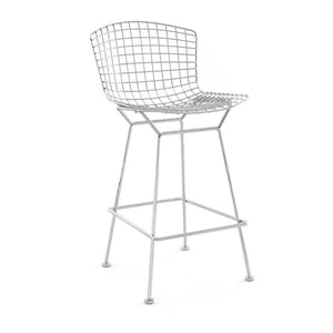 Bertoia Stool - Unupholstered bar seating Knoll Polished Chrome Counter Height 