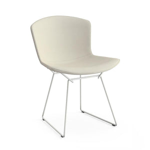 Bertoia Side Chair with Full Cover Side/Dining Knoll White Haze - Ash 
