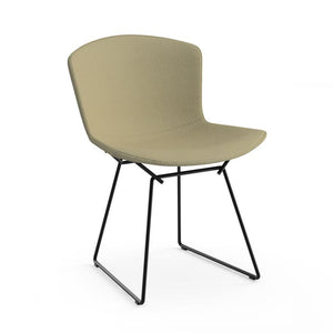 Bertoia Side Chair with Full Cover Side/Dining Knoll Black Journey - Beach 