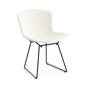 Bertoia Side Chair with Full Cover Side/Dining Knoll Black Journey - Mitten 